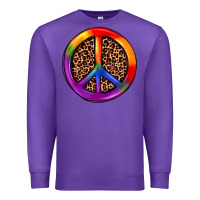 Purple peace sign pride Premium Sweatshirt - JahusDesignShop