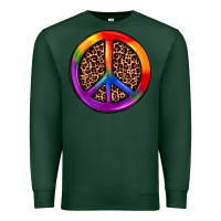 Sports Green peace sign pride Premium Sweatshirt - JahusDesignShop