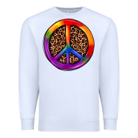 White peace sign pride Premium Sweatshirt - JahusDesignShop