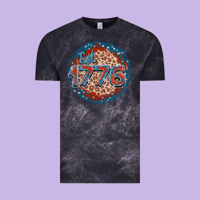 Est. 1776 Vintage Tee Designed By Fadigitalartstudio