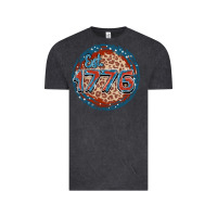 Vintage Black Est. 1776 Vintage Tee - FaDigitalArtStudio
