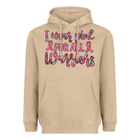 Mushroom i wear pink for all warriors Heavyweight Hoodie - JahusDesignShop