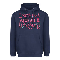 Navy i wear pink for all warriors Heavyweight Hoodie - JahusDesignShop