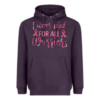 Plum i wear pink for all warriors Heavyweight Hoodie - JahusDesignShop