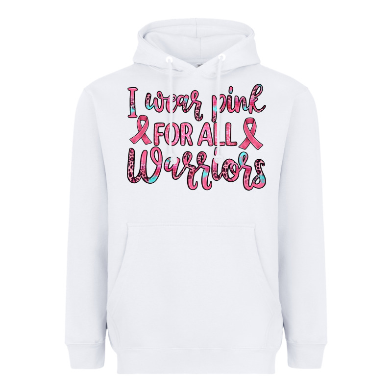 I Wear Pink For All Warriors Heavyweight Hoodie by JahusDesignShop | Teevron