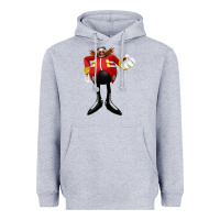 Heather Grey doctor eggman Heavyweight Hoodie - DesigneFamous