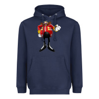 Navy doctor eggman Heavyweight Hoodie - DesigneFamous