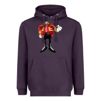 Plum doctor eggman Heavyweight Hoodie - DesigneFamous