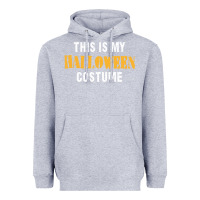 Heather Grey this is my halloween costume Heavyweight Hoodie - DesigneFamous