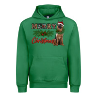 Emerald merry christmas german shepherd Urban Hoodie - RanaPortraitStore