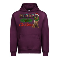 Mauve Wine merry christmas german shepherd Urban Hoodie - RanaPortraitStore