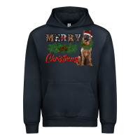 Navy merry christmas german shepherd Urban Hoodie - RanaPortraitStore