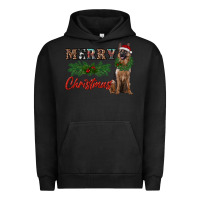 Pigment Black merry christmas german shepherd Urban Hoodie - RanaPortraitStore