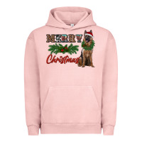 Pigment Salmon merry christmas german shepherd Urban Hoodie - RanaPortraitStore