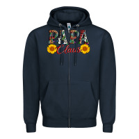 Navy papa claus Zipper Hoodie - AdoDesignShop