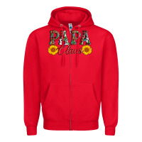 Red papa claus Zipper Hoodie - AdoDesignShop