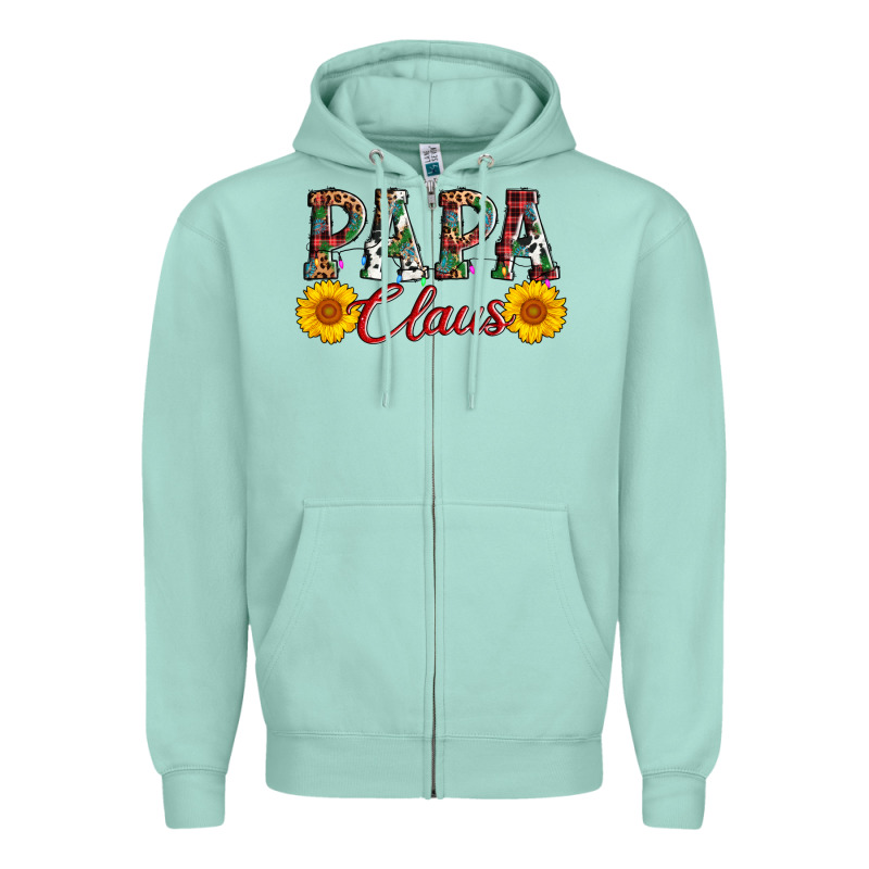 Papa Claus Zipper Hoodie by AdoDesignShop | Teevron