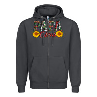 Smoke papa claus Zipper Hoodie - AdoDesignShop