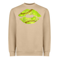 Mushroom softball lips Heavyweight Sweatshirt - AdoDesignShop