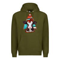 Army Green baby calf arrowhead Premium Hoodie - Jasminsmagicworld