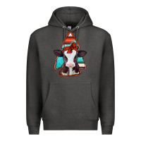 Charcoal Heather baby calf arrowhead Premium Hoodie - Jasminsmagicworld