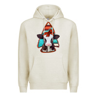 Oatmeal Heather baby calf arrowhead Premium Hoodie - Jasminsmagicworld