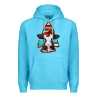 Ocean Blue baby calf arrowhead Premium Hoodie - Jasminsmagicworld