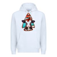 White baby calf arrowhead Premium Hoodie - Jasminsmagicworld