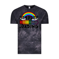 Cloud Black Gay pride loading Vintage Tee - FaDigitalArtStudio
