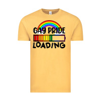 Vintage Mustard Gay pride loading Vintage Tee - FaDigitalArtStudio