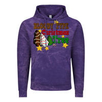 Cloud Purple Bloody Type Christmas Tree Vintage Hoodie - FaDigitalArtStudio