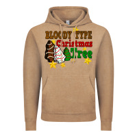 Vintage Coffee Bloody Type Christmas Tree Vintage Hoodie - FaDigitalArtStudio