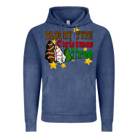 Vintage Denim Bloody Type Christmas Tree Vintage Hoodie - FaDigitalArtStudio