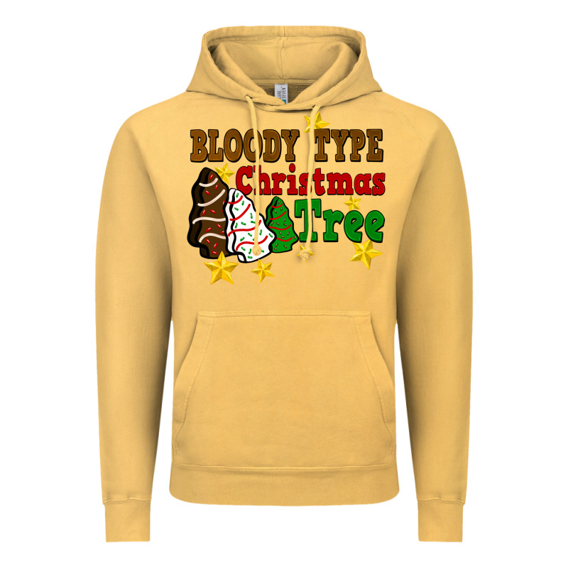 Bloody Type Christmas Tree Vintage Hoodie by FaDigitalArtStudio | Teevron