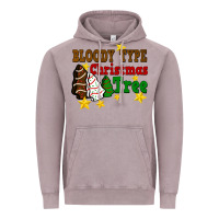 Vintage Zinc Bloody Type Christmas Tree Vintage Hoodie - FaDigitalArtStudio