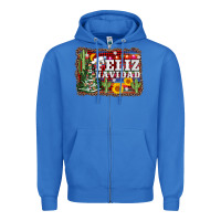 True Royal feliz navidad Zipper Hoodie - AdoDesignShop