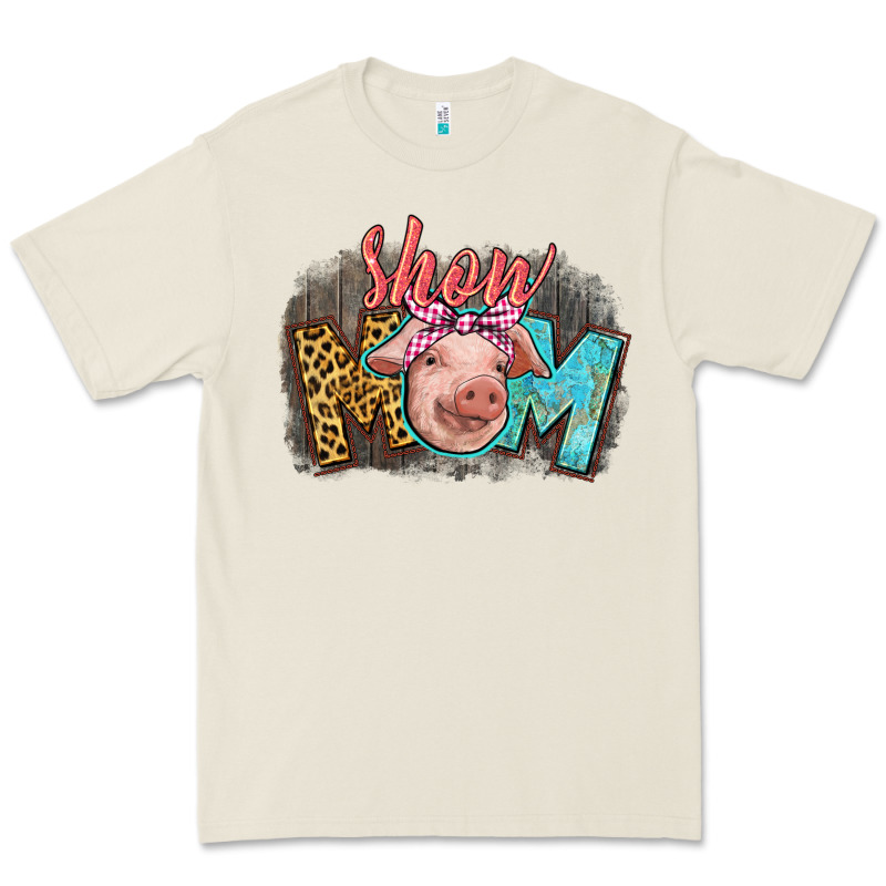 Show Mom Pig Premium Tee by CowGirlArtShop | Teevron