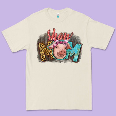 Show Mom Pig Premium Tee Designed By Cowgirlartshop