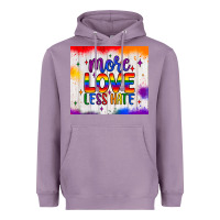 Lavender more love less hate tumbler Heavyweight Hoodie - JahusDesignShop