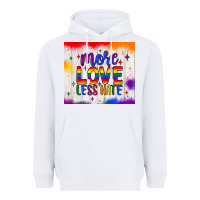 White more love less hate tumbler Heavyweight Hoodie - JahusDesignShop