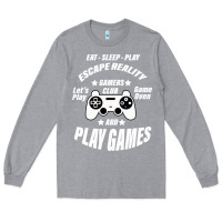 Heather Grey Escape Reality Long Sleeve Tee - Bettercallsaul