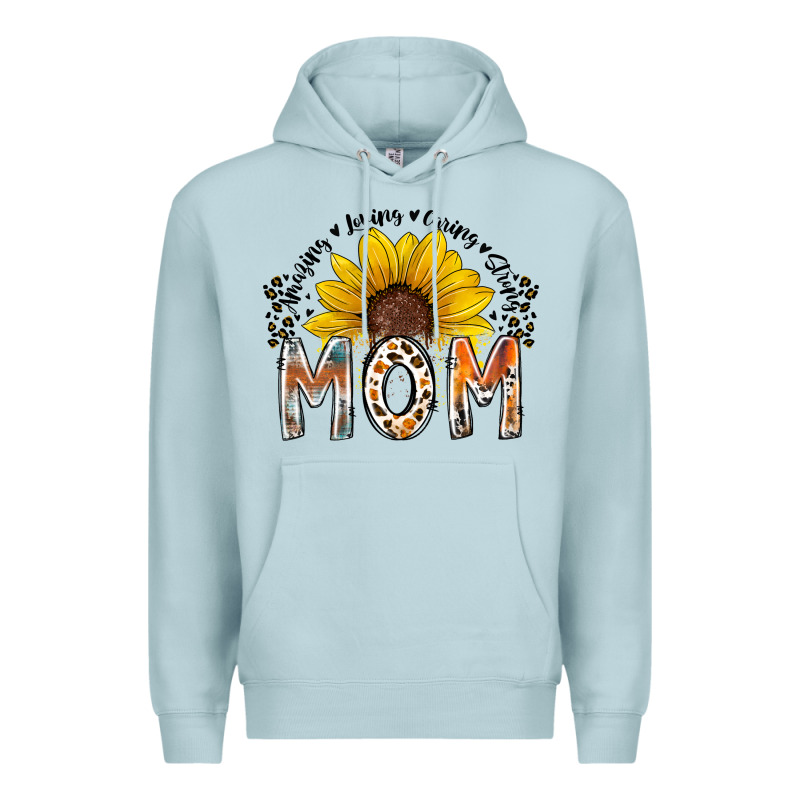 Mom Sunflower Premium Hoodie by RacoonDesign | Teevron