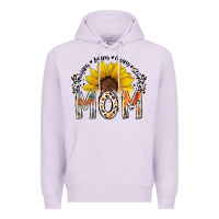 Lilac mom sunflower Premium Hoodie - RacoonDesign