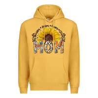 Mustard mom sunflower Premium Hoodie - RacoonDesign