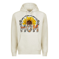Oatmeal Heather mom sunflower Premium Hoodie - RacoonDesign
