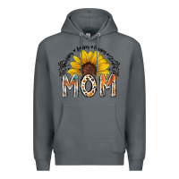 Rock mom sunflower Premium Hoodie - RacoonDesign