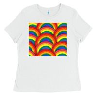 White Pride rainbow glitter tumbler Ladies Tee - FaDigitalArtStudio