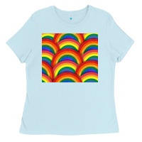 Baby Blue Pride rainbow glitter tumbler Ladies Tee - FaDigitalArtStudio