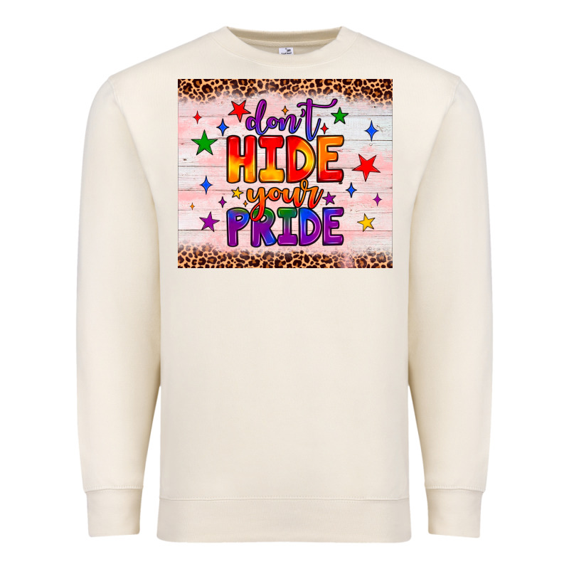 Don't Hide Your Pride Tumbler Premium Sweatshirt by JahusDesignShop | Teevron