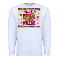 White don't hide your pride tumbler Premium Sweatshirt - JahusDesignShop